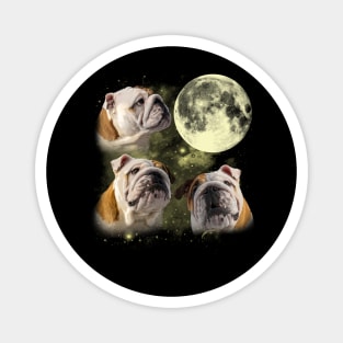 Bulldogs The Moon Classic Dog Breed Magnet